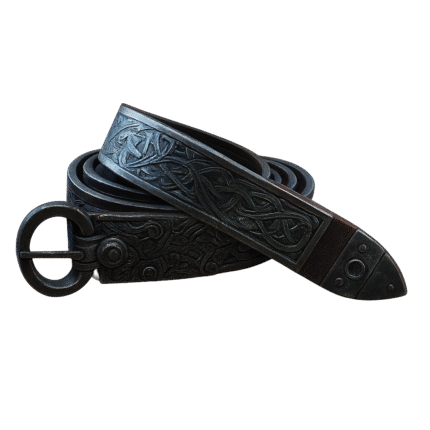 Midnight Braid Rawhide Belt