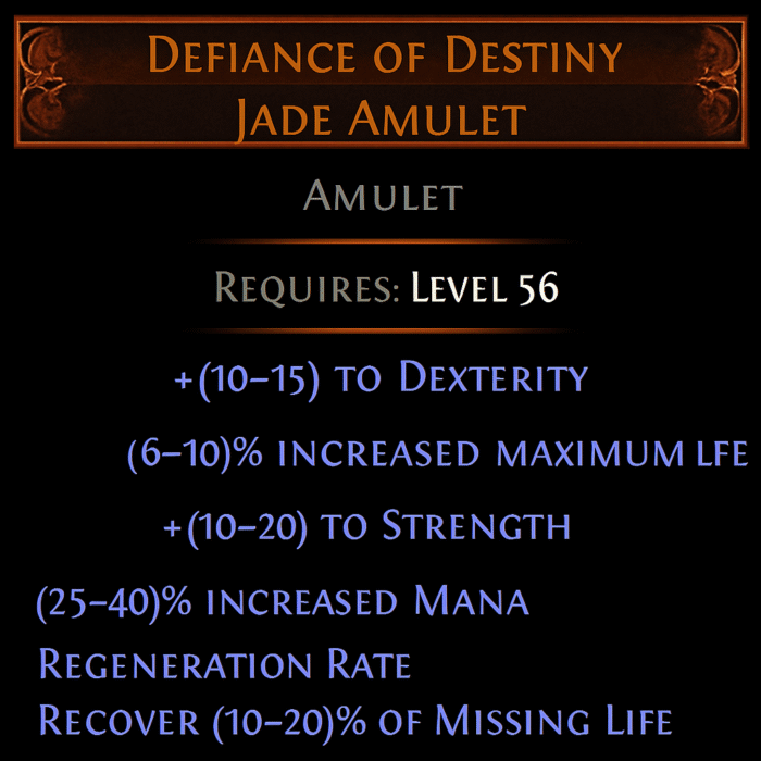 Defiance of Destiny Jade Amulet - Image 2